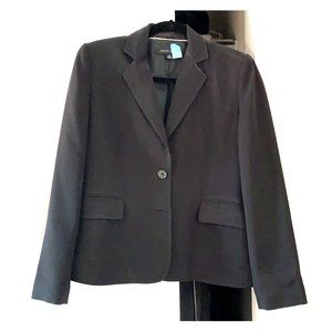 Black Anne Klein suit coat